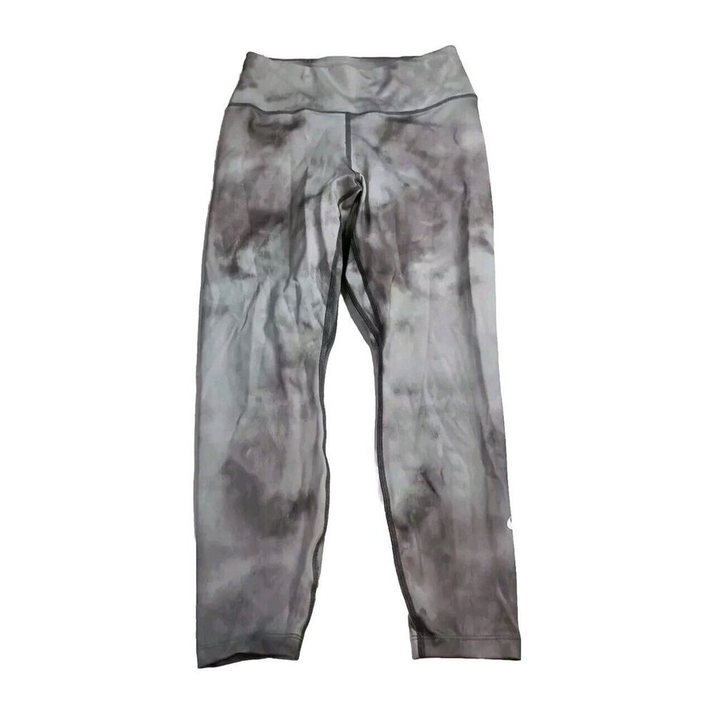 Nike One Women Training Cropped Tie Dye Legging Gray Women's XS DQ1138-084